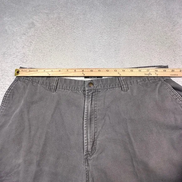 Vintage Y2K Columbia 100% Cotton‎ Canvas Cargo Hiking Pants Gorpcore Gray 40x30 - Picture 7 of 11